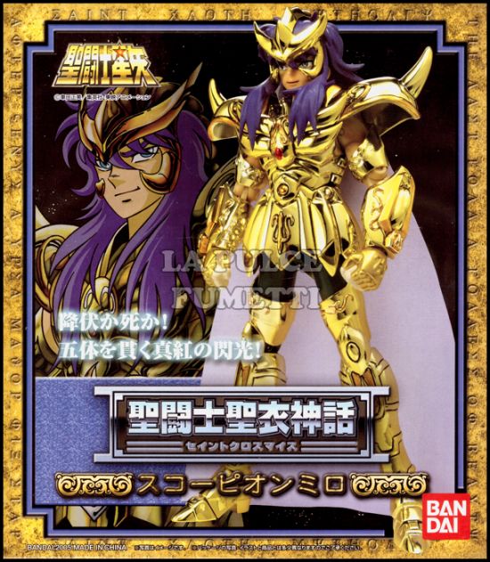 SAINT SEIYA MYTH CLOTH - GOLD: SCORPIO - MILO (4000 YEN) - SCORPIONE